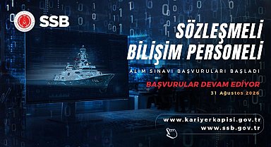SSB 13 pozisyonda bilişim personeli istihdam edecek