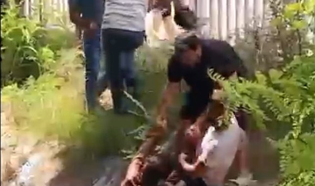 Sulama kanalında boğulma tehlikesi geçiren çocuğu çevredekiler kurtardı