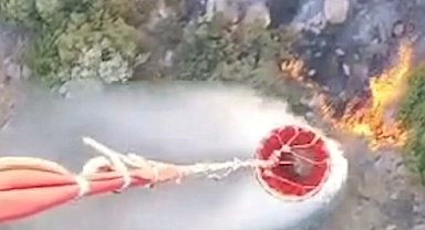 Susurluk'taki orman yangını 2'nci gününde
