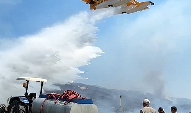 Susurluk'taki orman yangını kontrol altında