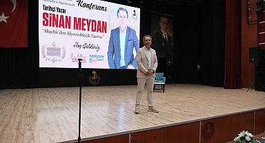 Tarihçi Sinan Meydan Akşehir'de Büyük Taarruz'u anlattı