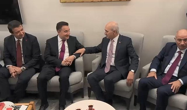 TBMM Başkanı Kurtulmuş, iktidar ve muhalefet kulislerini ziyaret etti
