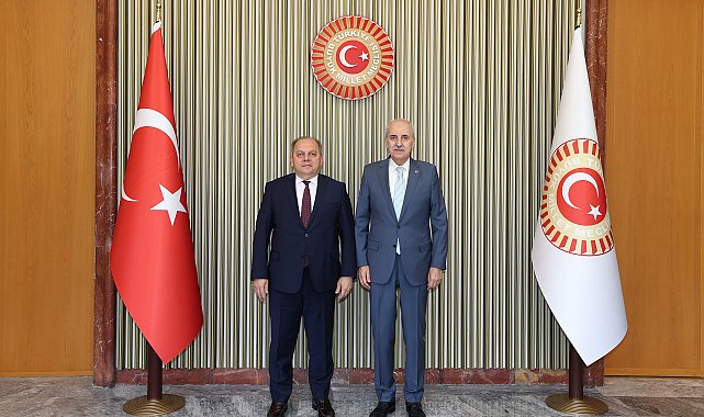 TBMM Başkanı Kurtulmuş, Yargıtay Başkanı Kerkez'i kabul etti