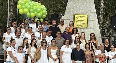 Tedavisi tamamlanan Göktuğ için gökyüzüne balonlar bırakıldı