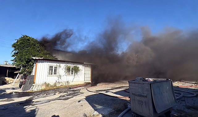 Tekirdağ'da çıkan yangında iki iş yeri kullanılamaz hale geldi
