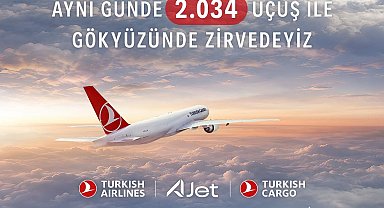 THY'den ağustos ayı uçuş rekoru