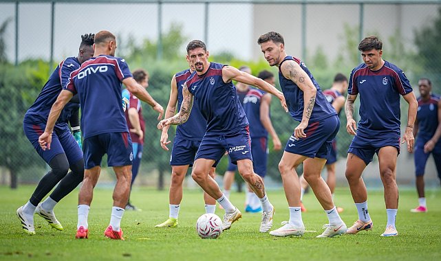 Trabzonspor, Göztepe hazırlıklarını sürdürdü