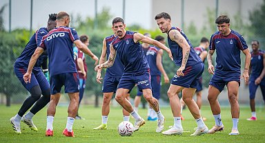 Trabzonspor, Göztepe hazırlıklarını sürdürdü