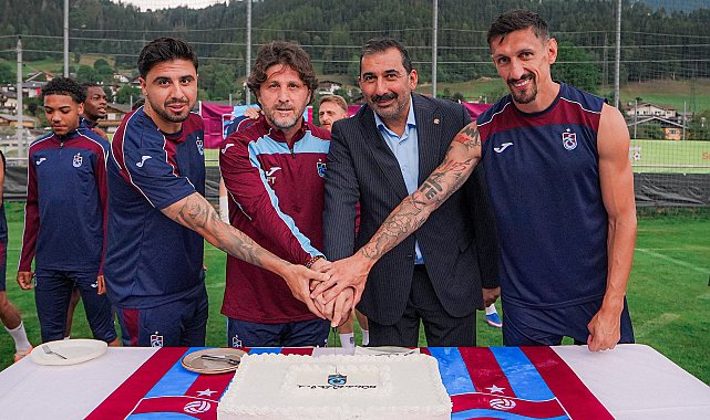 Trabzonspor'un 59'uncu kuruluş yılı Avusturya kampında kutlandı