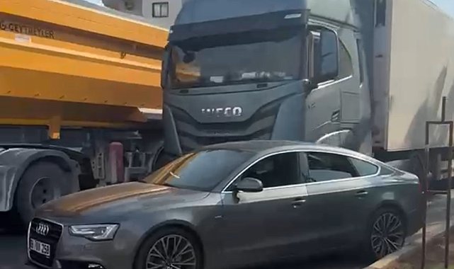 Trafikte tartıştığı TIR şoförüne taşla saldıran sürücüye 180 bin lira ceza