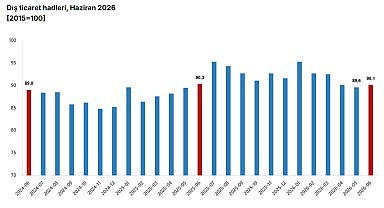 TÜİK: Dış ticaret haddi haziranda azaldı