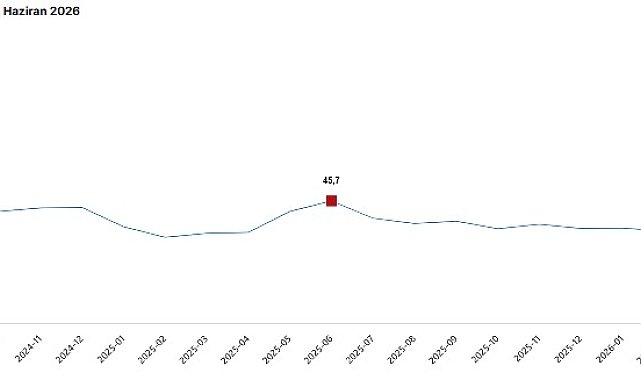 TÜİK: Haziran ayında toplam ciro yıllık yüzde 25,8 arttı