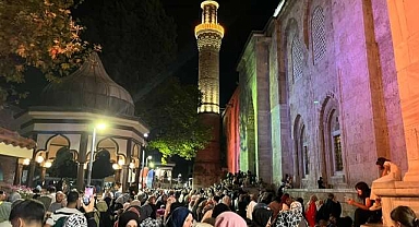 Ulu Cami, Mevlit Kandili’nde doldu taştı
