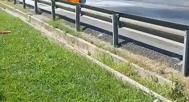 Üsküdar'da seyir halindeki cip alev alev yandı