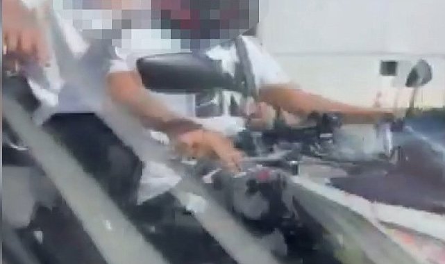 Üsküdar'da trafik güvenliğini tehlikeye düşüren motosikletlilere 363 bin lira ceza