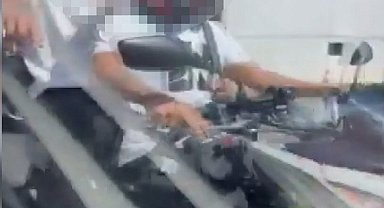 Üsküdar'da trafik güvenliğini tehlikeye düşüren motosikletlilere 363 bin lira ceza