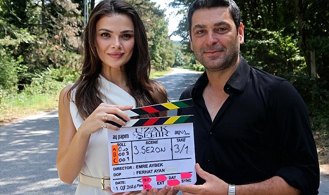 Uzak Şehir'de 3'üncü sezon heyecanı: Alya ve Cihan'dan ilk kareler