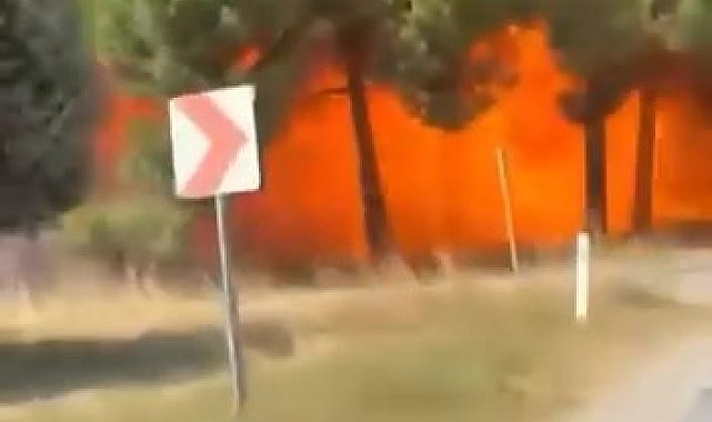 Yalova'da F16'nın kaza kırıma uğradığı anlara ilişkin yeni görüntüler ortaya çıktı
