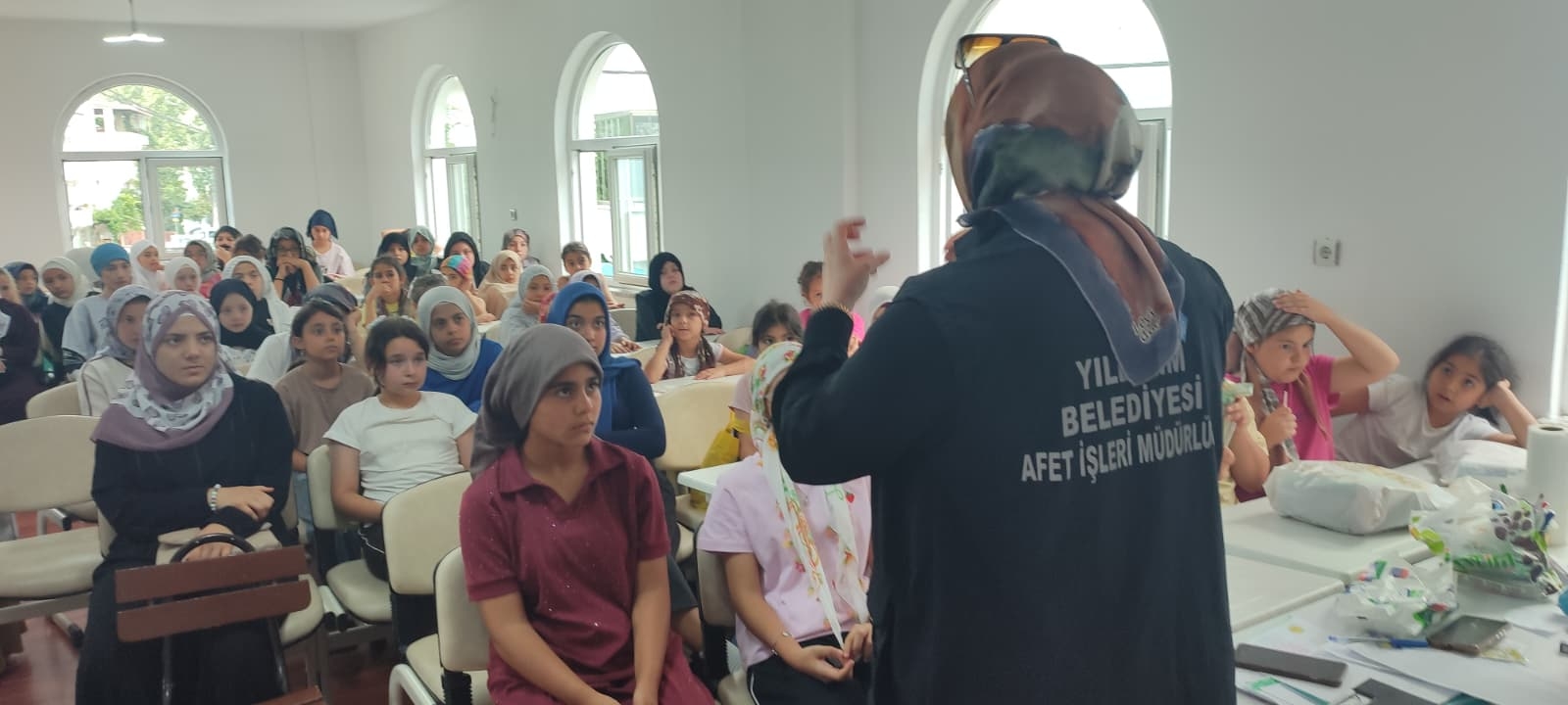 Yıldırım’da çocuklara afet eğitimi