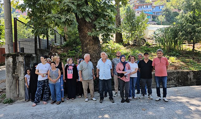 Zonguldak'ta mahalleliden atık toplama tesisi eylemi