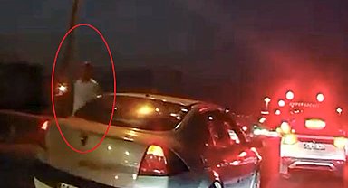 'Başkomiserim' diyerek tartıştığı sürücüden ehliyet ve ruhsat isteyen şüpheli, market çalışanı çıktı