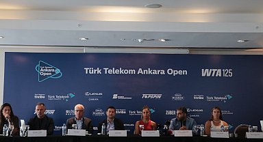 'WTA 125 Türk Telekom Ankara Open' turnuvasının basın toplantısı Ankara'da gerçekleştirildi