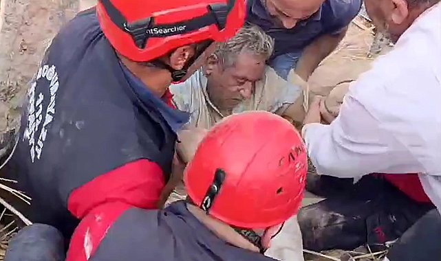Ağrı'da çöken evin enkazı altında kalan kişi kurtarıldı