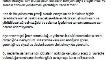 AK Parti'li Kaya: Tüm görevlerimden affımı Sayın Genel Başkanımızdan istedim