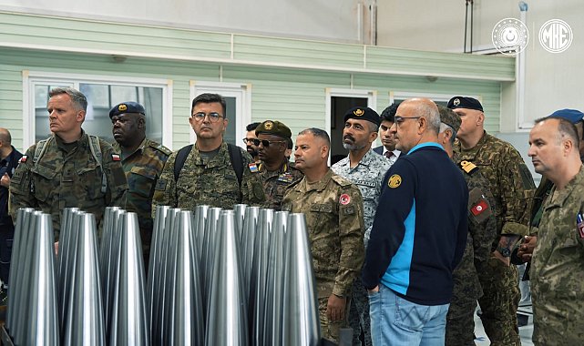 Ankara Askeri Ataşeler Birliği, MKE fabrikalarını inceledi