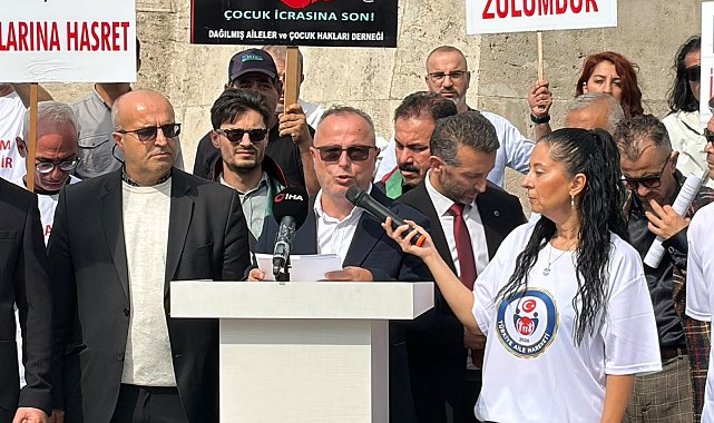 Ankara'da 'süresiz nafaka' protestosu
