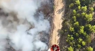 Antalya'da orman dışı alanda yangın