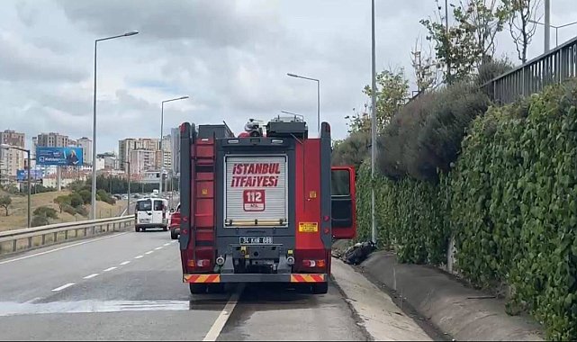Ataşehir'de motosiklet aydınlatma direğine çarptı: 1 ağır yaralı