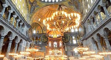 Ayasofya'da doğu yarım kubbede güçlendirme ve konservasyon çalışmaları başlıyor