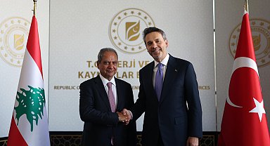 Bakan Bayraktar, Lübnanlı mevkidaşı Saadi ile bir araya geldi