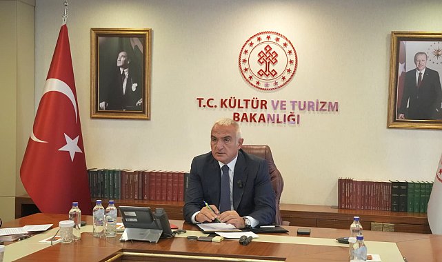 Bakan Ersoy, Filistin Kültür Bakanı Hamdan ile görüştü