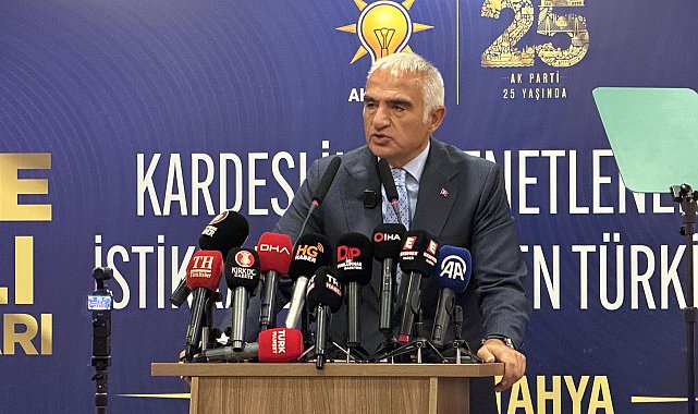 Bakan Ersoy: Turizmde büyümeyi, gelişmeyi ve zirve mücadelemizi sürdüreceğiz
