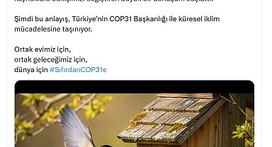 Bakan Kurum: Sıfır Atık anlayışı, Türkiye'nin COP31 başkanlığı ile küresel iklim mücadelesine taşınıyor