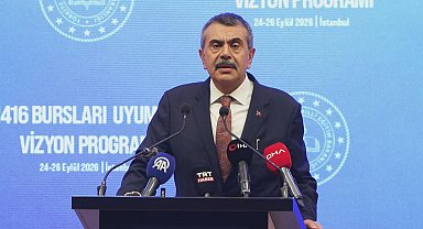Bakan Tekin, '1416 Bursları Uyum ve Vizyon' programında konuştu