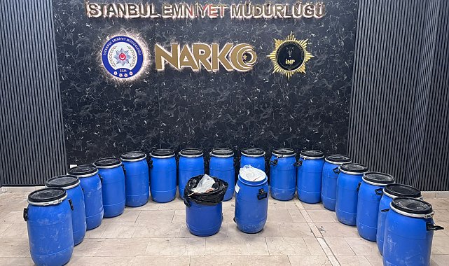 Bayrampaşa'da düzenlenen operasyonda 486 kilo 450 gram uyuşturucu madde ele geçirildi
