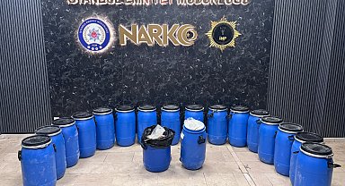 Bayrampaşa'da düzenlenen operasyonda 486 kilo 450 gram uyuşturucu madde ele geçirildi
