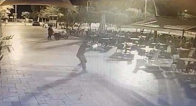 Belediyenin kafesine silahlı saldırı kamerada