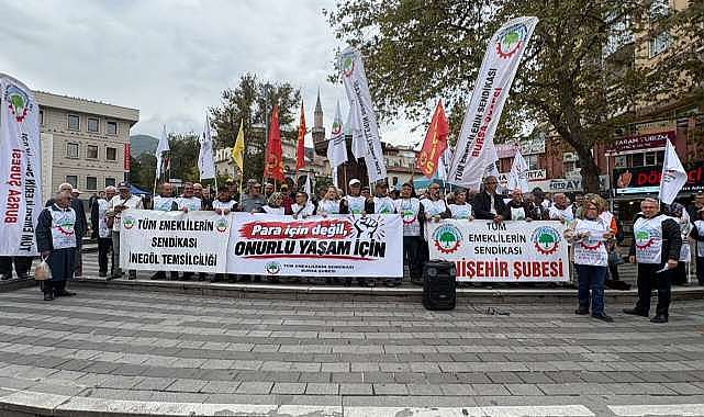 Bursa’da emeklilerden çağrı