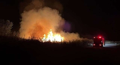 Bursa'da gece yarısı korkutan yangın