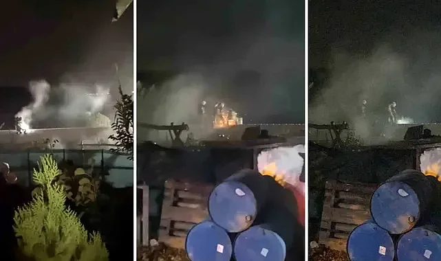 Bursa’da korkutan yangın