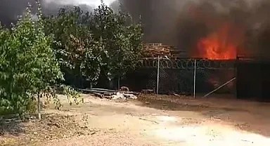Bursa’da yangın paniği