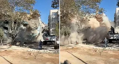 Bursa’da yıkım sırasında apartman çöktü