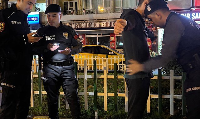 Bursa'da 1000 polisle huzur ve asayiş uygulaması