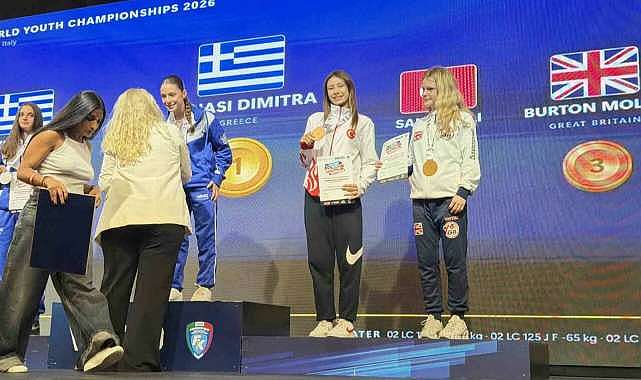 Bursalı milli sporcu dünya üçüncüsü oldu!