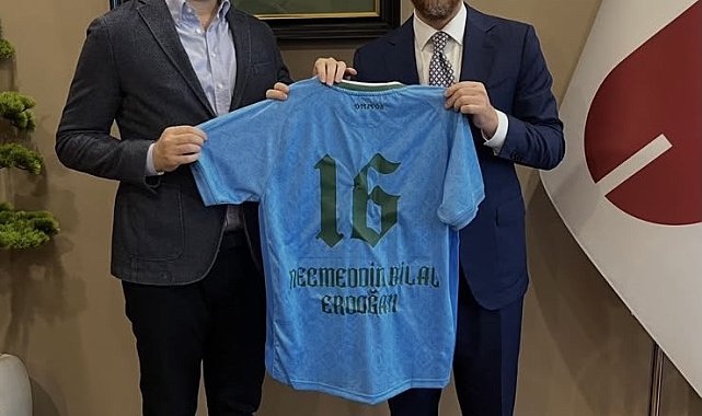 Bursaspor Başkanı'ndan Bilal Erdoğan'a özel forma