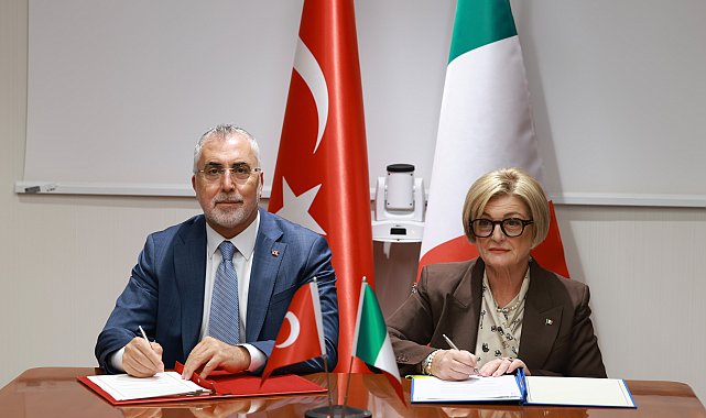 Çalışma ve Sosyal Güvenlik Bakanlığı ile İtalya Çalışma ve Sosyal Politikalar Bakanlığı arasında işbirliği mutabakatı